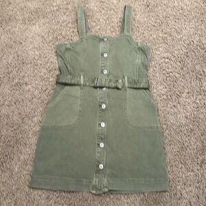 American Eagle sz Medium Green denim dress